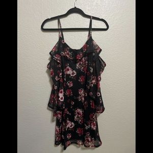 Charlotte Russe black floral dress
